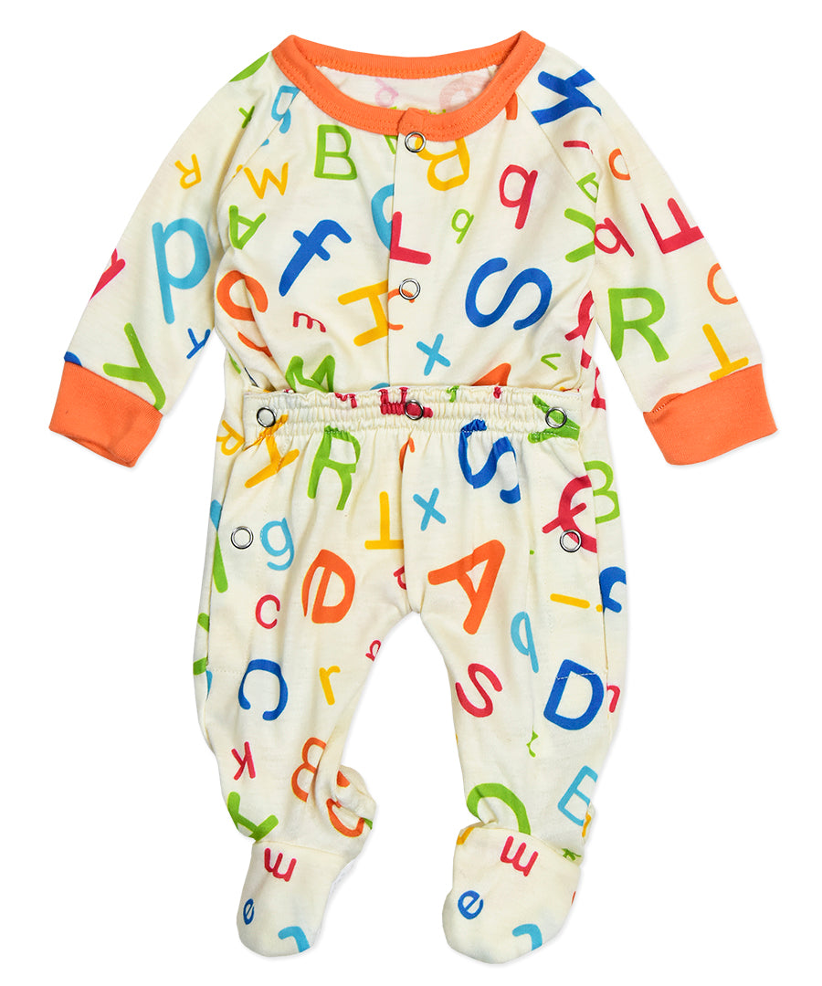 Infant Footed Pajamas with Stainless Steel Snaps