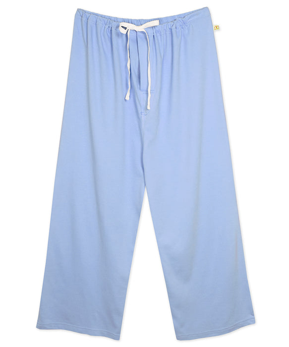 Unisex Patient Drawstring Pants (Medium, Light Blue)
