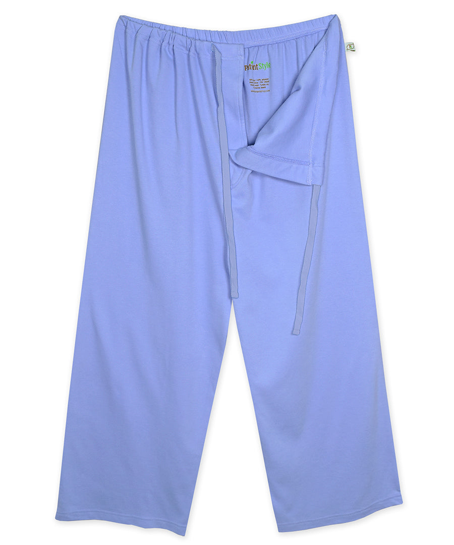 Unisex Patient Drawstring Pants (X-Large, Dark Blue)