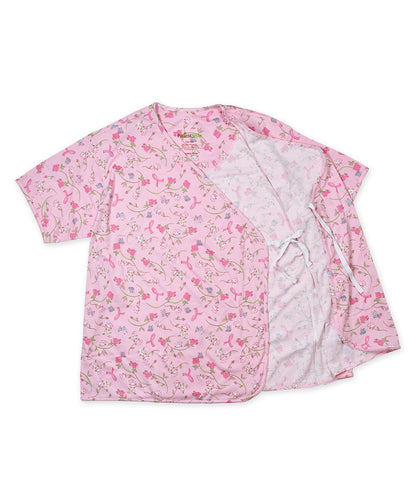Mammography Gown Roses & Ribbons