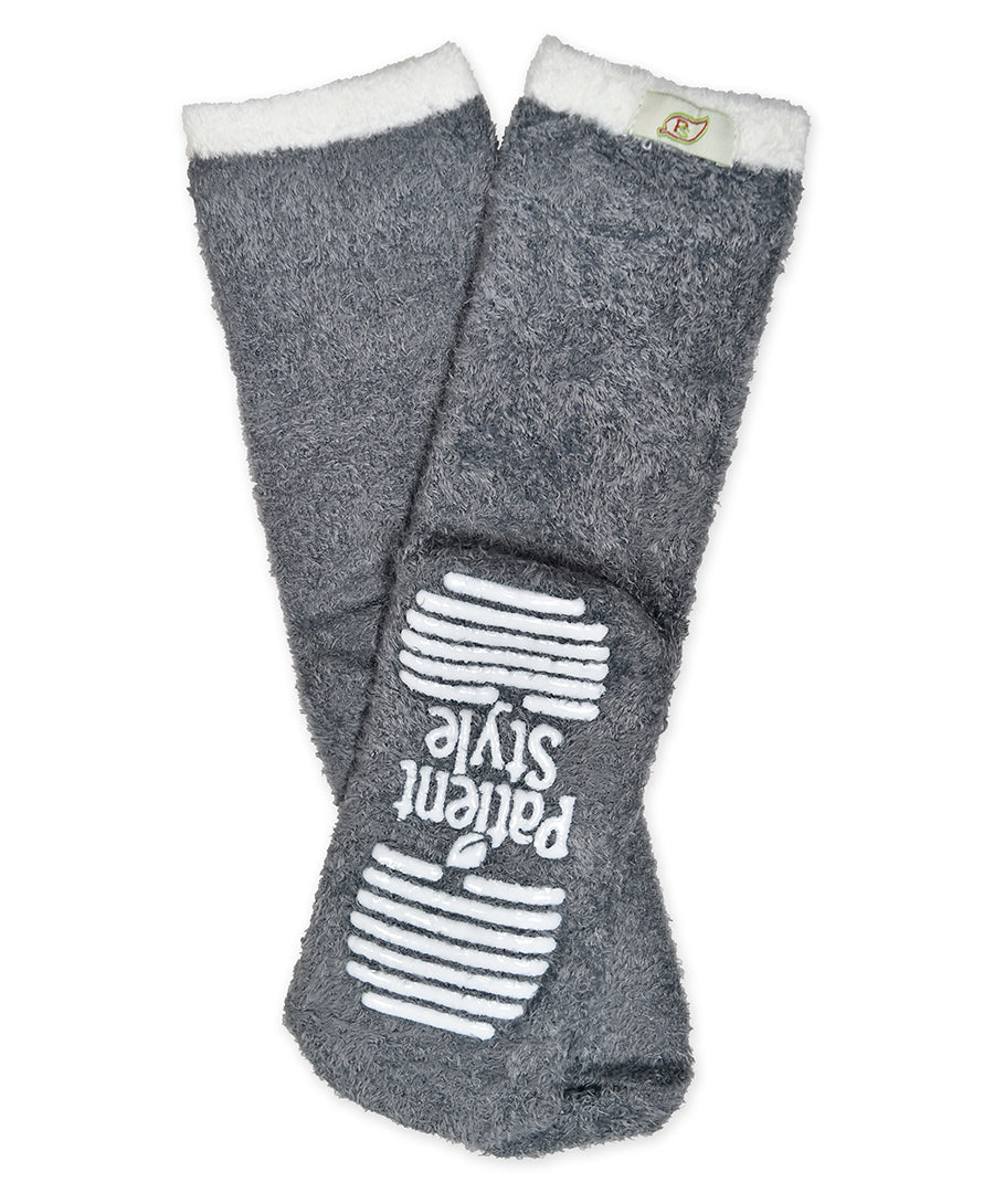PatientStyle Slipper Socks - GREY 3-Pack