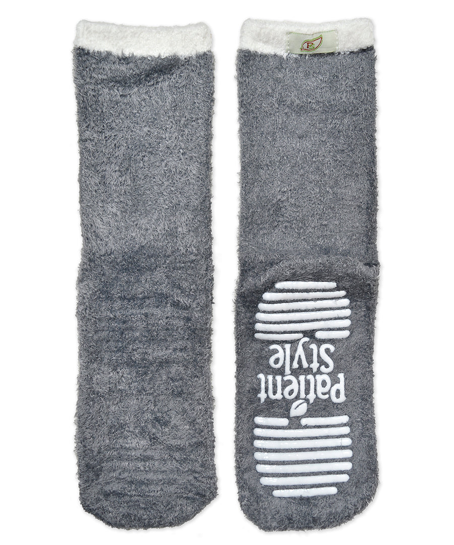 PatientStyle Slipper Socks - GREY 3-Pack